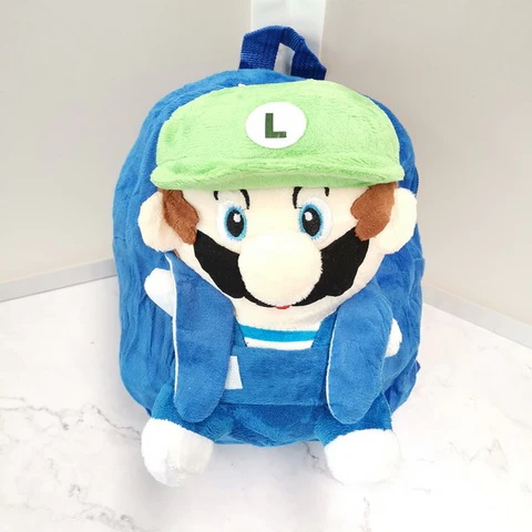 Plush Backpack – Luigi – Possum Brush